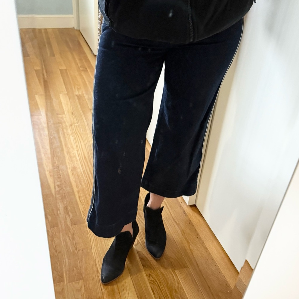 J Brand Liza Mid-Rise Wide Leg Culotte Jeans – Border | Size 26 - Picture 9 of 15